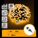 Aigostar - LED външна декоративна гирлянда 100xLED/3, 6W/230V/8 режима 10m IP44 топла бяла (AI2181)