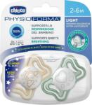 Chicco Cumi Physio Light Szilikon Éjjeli 2-6m, 2db (8058664156351) (8058664156351)