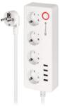 Kruger Matz Prelungitor Smart 4 Prize Schuko 4 Usb Connect P6 Tuya, Km2250 (km2250)
