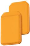 Dviced - Magsafe összecsukható bőr kártyatartó - narancssárga (DV550010) (DV550010)