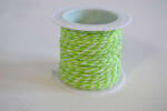  Family kötöző zsinór 1mm 100% pamut 10m/tek világoszöld/fehér