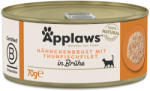 Applaws 6x70g Applaws csirkemell & tonhal húslében nedves macskaeledel
