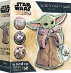 Trefl Puzzle Trefl, Wood Craft, Star Wars, The Mandalorian, Grogu, puzzle din lemn, 160 piese