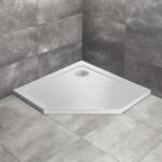 Radaway Cadita dus pentagonala Radaway Doros PT Stone 80x80 cm acril alb (SDRPT8080-01-04S)