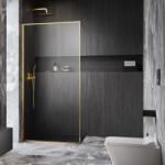 Radaway Paravan de dus tip Walk-in Radaway Modo F II auriu lucios-transparent 105 cm sticla securizata 8 mm (10409105-09-01)