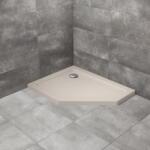 Radaway Cadita dus pentagonala Radaway Doros PT E Stone 100x80 cm acril casmir stanga (SDRPT1080-01-84SL)