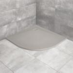 Radaway Cadita dus compozit semirotunda Radaway Kyntos A 90x90 cm gri ciment (HKA9090-74)