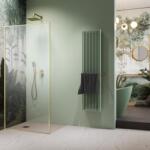 Radaway Paravan de dus tip Walk-in Radaway Modo F SL II auriu periat-transparent 70 cm sticla securizata 8 mm stanga (10419074-99-01L)