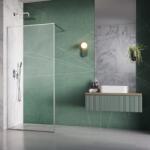 Radaway Paravan de dus tip Walk-in Radaway Modo F II crom lucios-transparent 140 cm sticla securizata 8 mm (10409144-01-01)