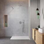 Radaway Paravan de dus tip Walk-in Radaway Modo New II nichel periat-transparent 75 cm sticla securizata 8 mm (389075-91-01)