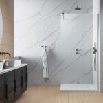 Radaway Paravan de dus tip Walk-in Radaway Modo New II GunMetal periat-transparent 150 cm sticla securizata 8 mm (389154-92-01)