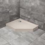 Radaway Cadita dus pentagonala Radaway Doros PT E Compact Stone 100x80 cm acril casmir stanga (SDRPTP1080-05-84SL)
