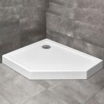 Radaway Cadita dus pentagonala Radaway Doros PT E Compact 100x90 cm acril alb stanga (SDRPTP1090-05L)