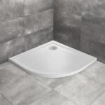 Radaway Cadita dus semirotunda Radaway Doros A Stone 90x90 cm acril alb (SDRA9090-01-04S)