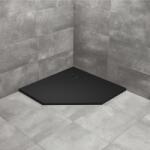 Radaway Cadita dus compozit pentagonala Radaway Kyntos PT 80x80 cm negru (HKPT8080-54)