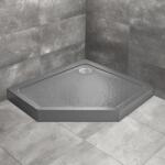 Radaway Cadita dus pentagonala Radaway Doros PT E Compact Stone 100x80 cm acril antracit dreapta (SDRPTP1080-05-64SR)
