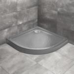 Radaway Cadita dus semirotunda Radaway Doros A Compact Stone 80x80 cm acril antracit (SDRA8080-05-64S)
