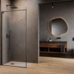 Radaway Paravan de dus tip Walk-in Radaway Modo F SL II GunMetal periat-transparent 100 cm sticla securizata 8 mm stanga (10419104-92-01L)