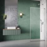 Radaway Paravan de dus tip Walk-in Radaway Modo F SL II crom-transparent 70 cm sticla securizata 8 mm dreapta (10419074-01-01R)