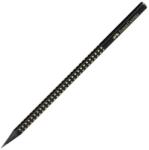 Faber-Castell Creion grafic, B, triunghiular, FABER-CASTELL, "Sparkle Midnight", negru/auriu