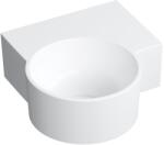 Omnires Ovo M+ mosdótál 33x34 cm sarok klasszikus-mosdótálak fehér matt OVO335UWPBM (OVO335UWPBM)