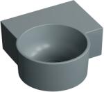 Omnires Ovo M+ mosdótál 33x34 cm sarok klasszikus-mosdótálak szürke/kő matt OVO335UWPAG (OVO335UWPAG)