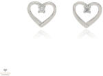 Újvilág Kollekció Ezüst szív fülbevaló - 02107-294
