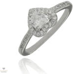 Újvilág Kollekció Ezüst szív gyűrű 52-es méret - 01101-60-52