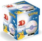 Ravensburger 11582 - Pokémon Poké Balls - Heal Ball - 55 db-os 3D puzzle (11582)