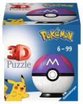 Ravensburger 11564 - Pokémon Poké Balls - Master Ball - 55 db-os 3D puzzle (11564)