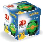 Ravensburger 11626 - Pokémon Poké Balls - Dusk Ball - 55 db-os 3D puzzle (11626)
