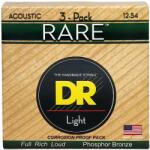 DR Strings RPM-12 Rare 3-Pack Akusztikus gitárhúrok (3-RPM-12-3PK)