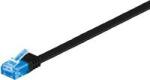 MicroConnect V-UTP6A03S-FLAT hálózati kábel Fekete 3 M Cat6a U/UTP (UTP) (V-UTP6A03S-FLAT) (V-UTP6A03S-FLAT)