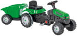 Pilsa Tractor cu pedale si remorca Pilsan Active with Trailer 07-316 green