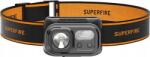 SUPERFIRE HL23-S Akkus LED Fejlámpa 350 Lumen - Fekete (065135) (065135)