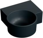 Omnires Ovo M+ mosdótál 33x34 cm sarok klasszikus-mosdótálak fekete matt OVO335UWPBLV (OVO335UWPBLV)