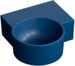 Omnires Ovo M+ mosdótál 33x34 cm sarok klasszikus-mosdótálak kék matt OVO335UWPMB (OVO335UWPMB)