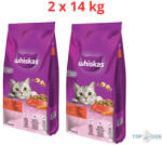 Whiskas Marha 2x14kg