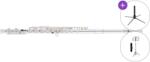 Latone LFL 600 Silver Elegance SET Flaut de concert (<![CDATA[LFL600SE-SET]]>)
