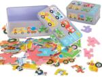  30 részes logikai puzzle (járművek) (KX6017)