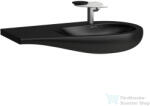 Laufen Ilbagnoalessi 90x50 cm-es ráépíthető mosdó kerámia lefolyószelep takaróval, balos pulttal, matt fekete H8149767161041 (H8149767161041)