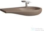 Laufen Ilbagnoalessi 90x50 cm-es ráépíthető mosdó kerámia lefolyószelep takaróval, balos pulttal, caffe matt H8149761881041 (H8149761881041)