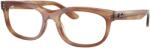 Ray-Ban RX5489 8399 BALORETTE Striped Brown DEMO LENS szemüveg (RX5489 8399)