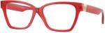 Versace VE3382 5280 Transparent Red Demo Lens szemüveg (VE3382 5280)
