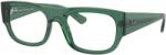Ray-Ban RX7218 8262 KRISTIN Transparent Green DEMO LENS szemüveg (RX7218 8262)
