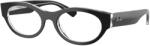 Ray-Ban RX5447 2034 Black On Transparent DEMO LENS szemüveg (RX5447 2034)