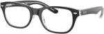 Ray-Ban RY1555 3529 Black On Transparent DEMO LENS szemüveg (RY1555 3529)