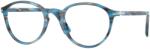 Persol PO3218V 1234 Striped Blue And Grey Demo Lens szemüveg (PO3218V 1234)
