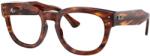 Ray-Ban RX0298V 2144 MEGA HAWKEYE Striped Havana DEMO LENS szemüveg (RX0298V 2144)