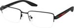 Prada PS51SV DG01O1 Rubbered Black Demo Lens szemüveg (PS51SV DG01O1)